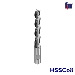 Fréza drážkovací 3břitá dl. HSSCo8 D10x45x95