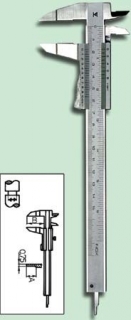 Posuvné měřítko na zápichy 150x40/0,05mm